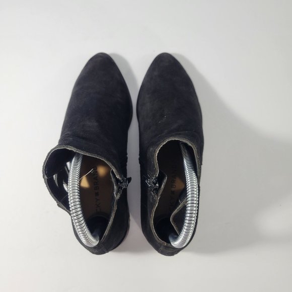 Lucky Brand Jakeela Black Suede Ankle Bootie Women's Size 5.5 - Picture 5 of 11